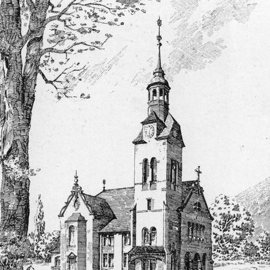 Einzeldenkmale der Sachgesamtheit Auferstehungskirche und Kirchhof Stenn: Kirche, Kapelle und Kirchhofeinfriedung An der Kirche -