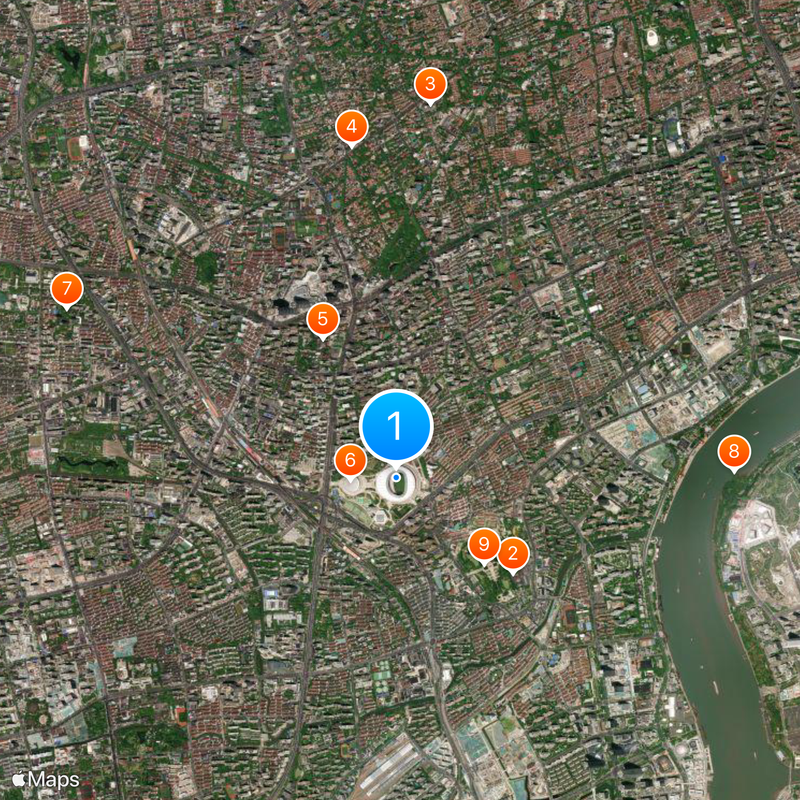 Shanghai Stadium Map
