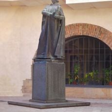 Statue of Jan Hus in Karolinum