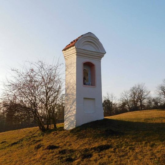 Výklenková kaplička na Žebrově