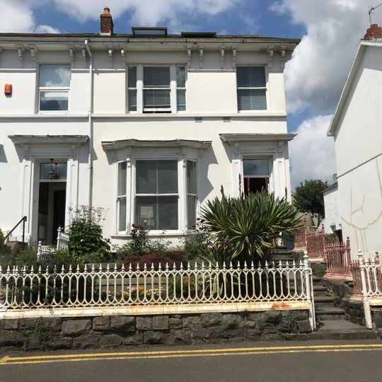 The Limes, including front garden wall, railings and gate