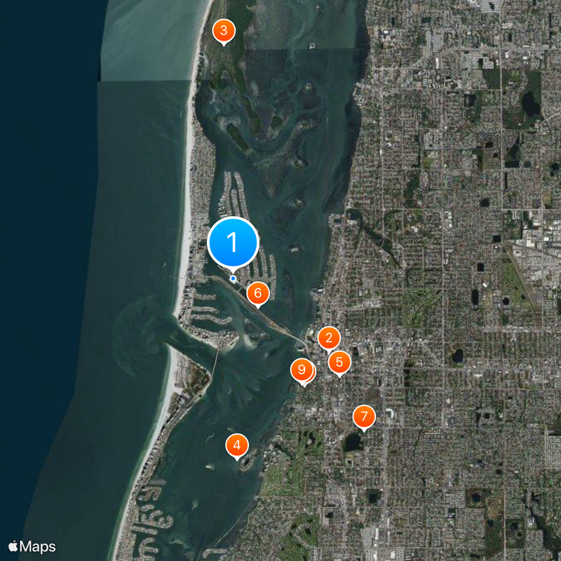 Clearwater Marine Aquarium Mappa