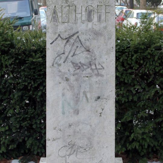 Büste Althoffplatz Friedrich Althoff
