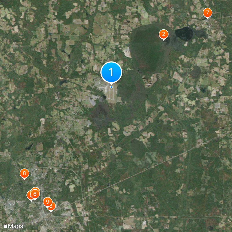 Moody Air Force Base Map