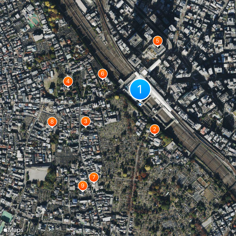 Nippori Station Map