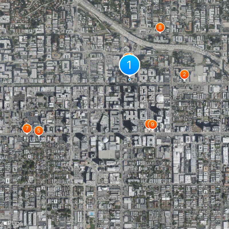 Pantages Theatre Mapa