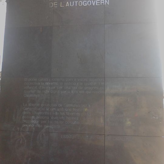 Les Glòries Catalanes: Restabliment de l'autogovern