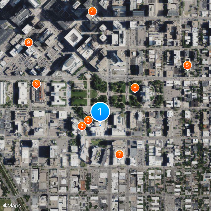 Denver Public Library Mapa