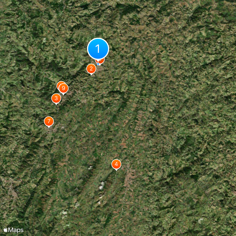 Monte Sião Map