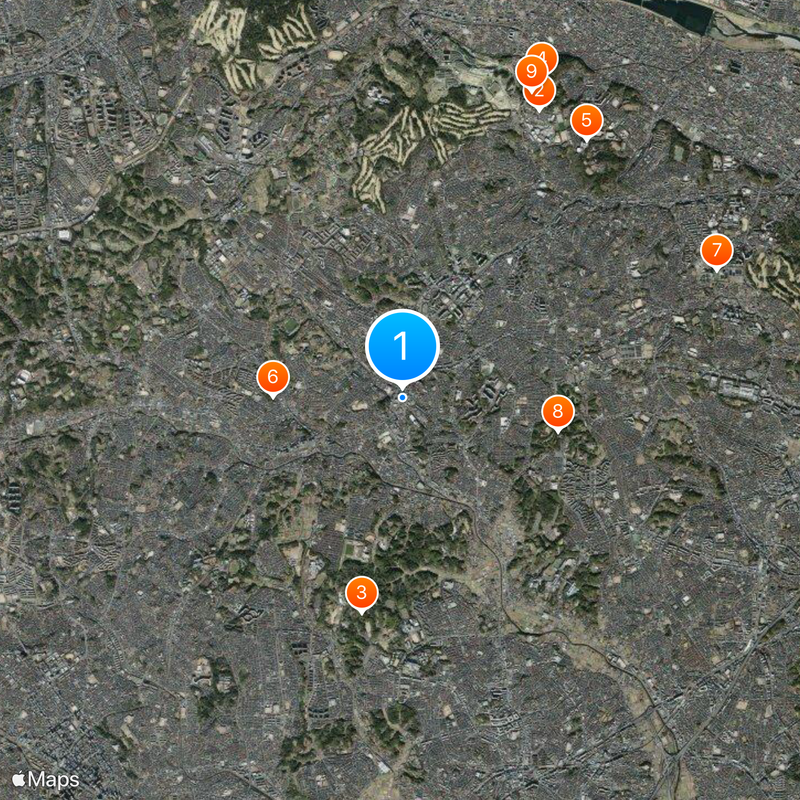 Kakio Station Map
