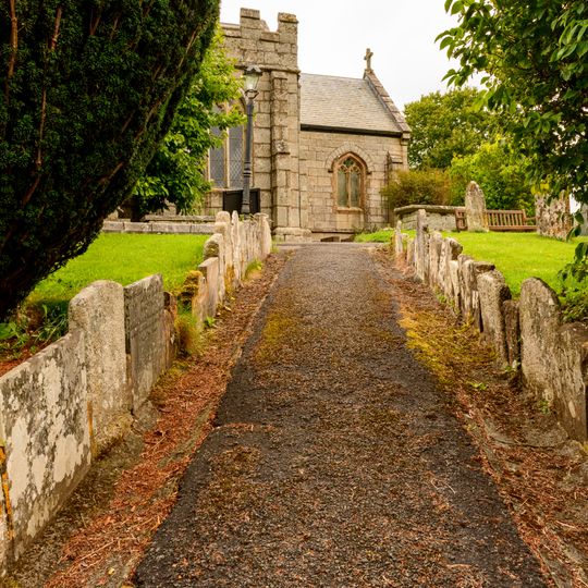 Series Of Adjacent Headstones Lining Both Sides Of Path Approximately 3-9 Metres South Of Church Porch