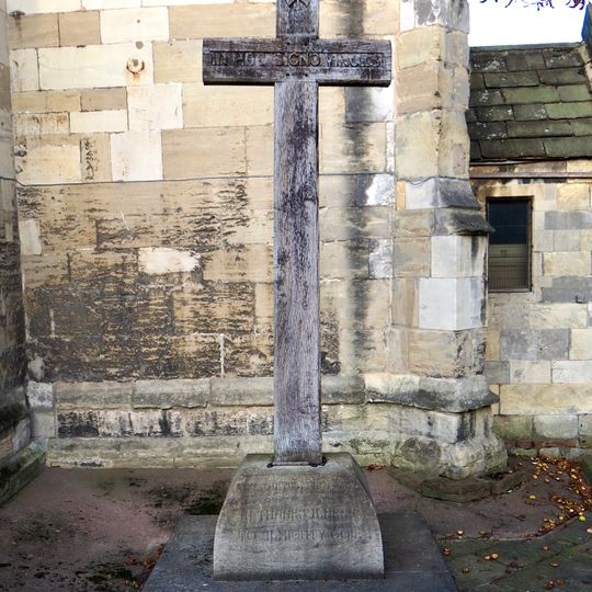 Peaseholme Green War Memorial in St Cuthbert's Churchyard