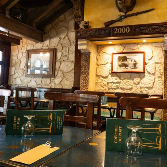 The harbour's creperie