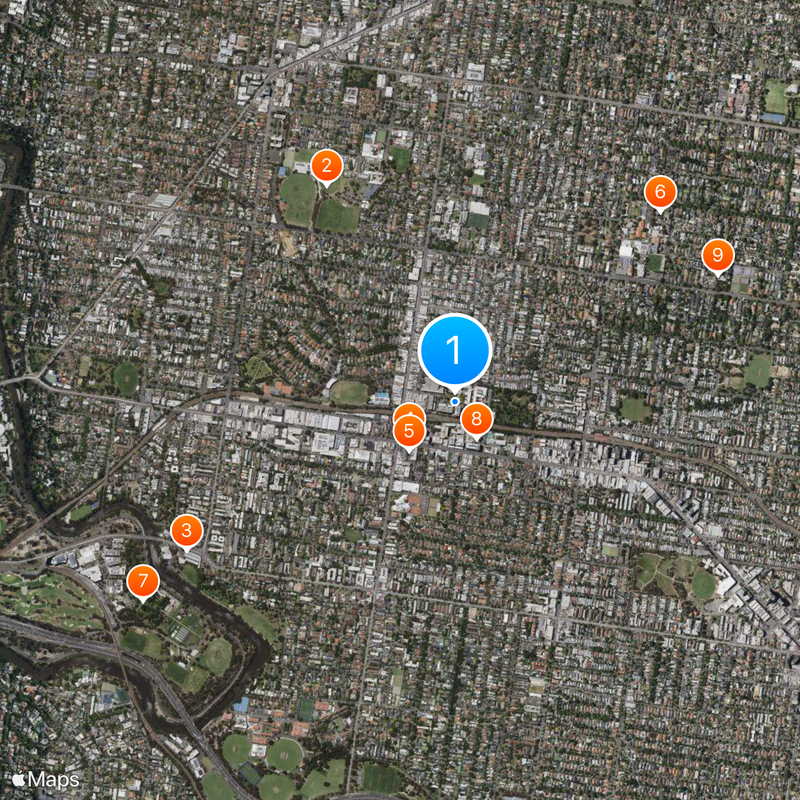 Swinburne University of Technology Map