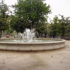 Fuente circular del parque Rodríguez Sahagún