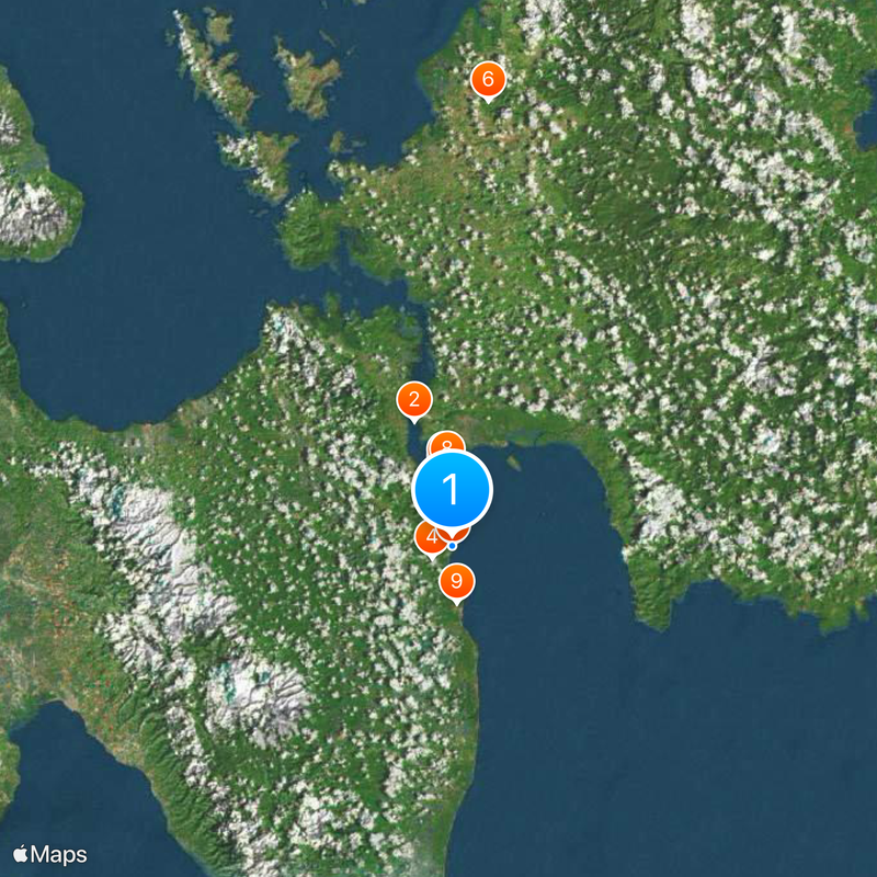 MacArthur Landing Memorial National Park Carte