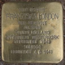 Stolperstein dedicated to Franziska London