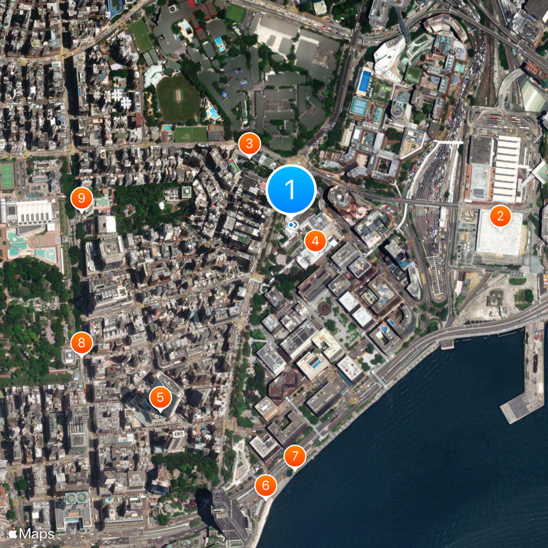 Hong Kong Museum of History Kaart