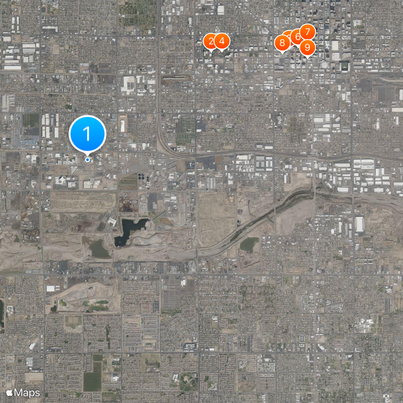 Maricopa County Sheriff's Office controversies Map