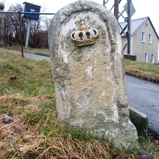Royal Saxon milestone Neuensalz