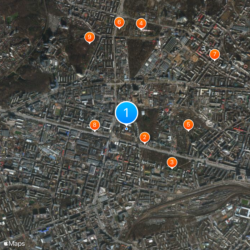 Dovzhenko Film Studios Map