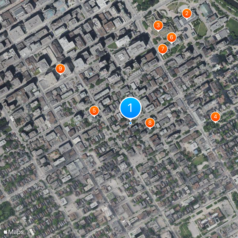 Royal Society of Canada Map
