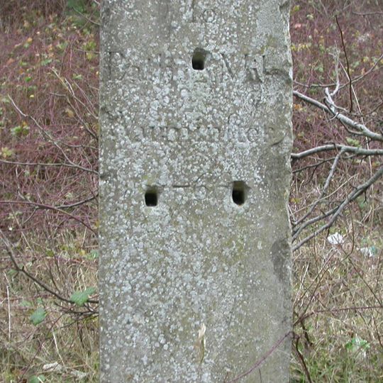 Milestone At Junction With Westbury Road