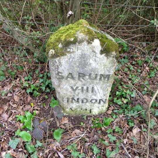Milestone Approximately 150 Metres West Of Junction With Baverstock Lane