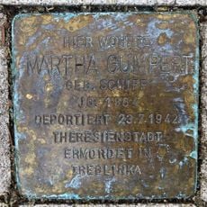 Stolperstein à la mémoire de Martha Gumpert