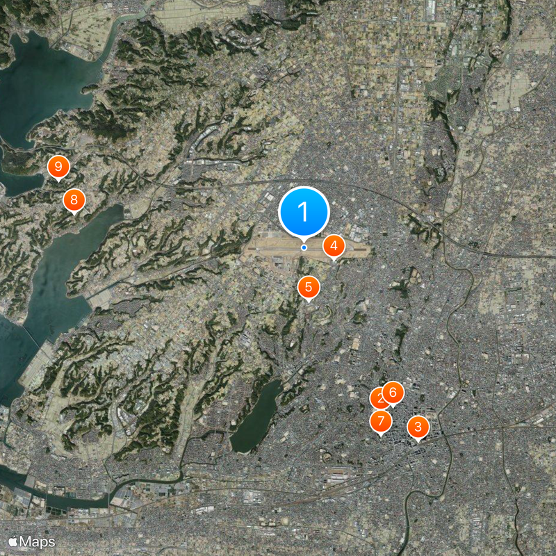 Hamamatsu Air Base Map