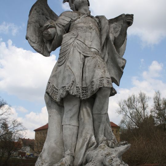 Socha archanděla Michaela