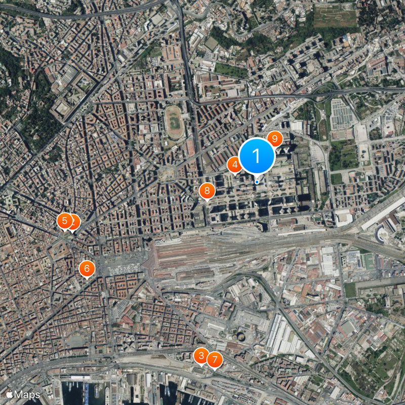 Centro Direzionale Map