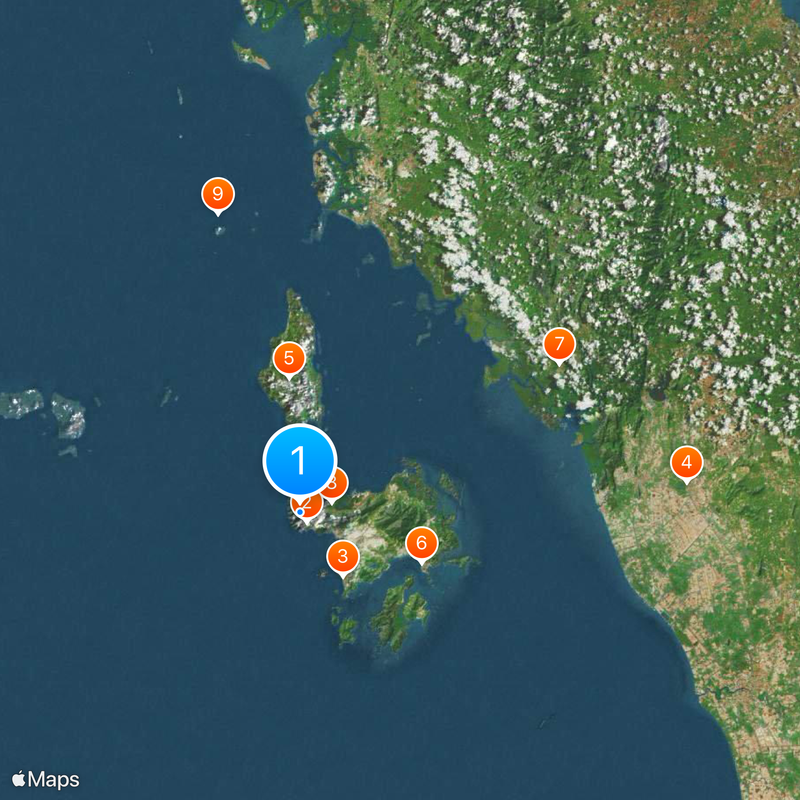 Langkawi Sky Bridge Map