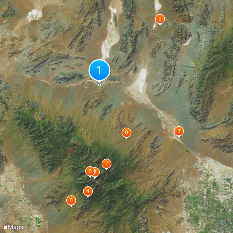 Indian Springs Map