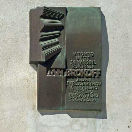 Meštiansky dom, tabuľa pamätná