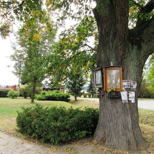 Obrázky Panny Marie v Chromči u hřbitova