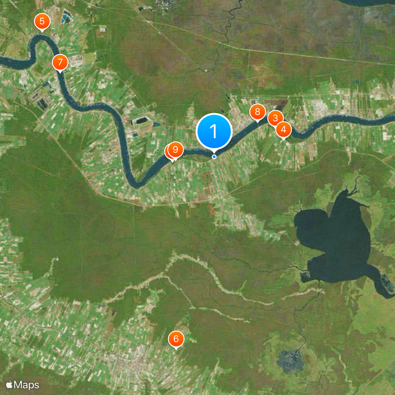 Laura Plantation Map