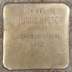 Stolperstein dedicated to Minna Hirsch