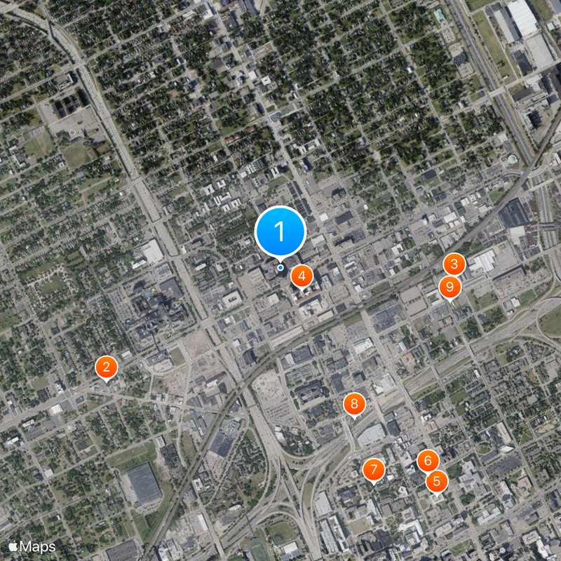 Fisher Building Mappa