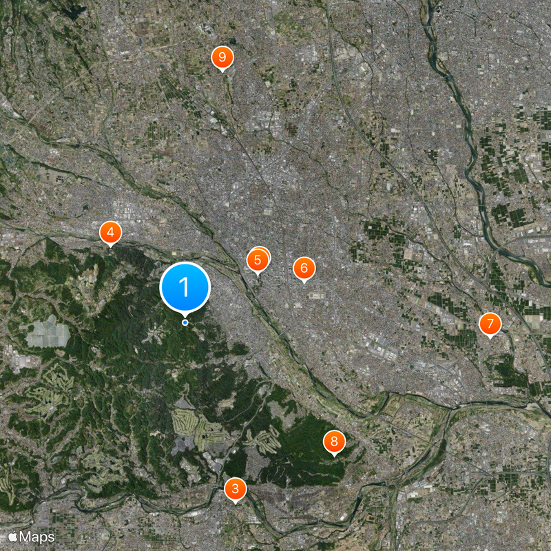 Takasaki Byakue Daikannon Mappa