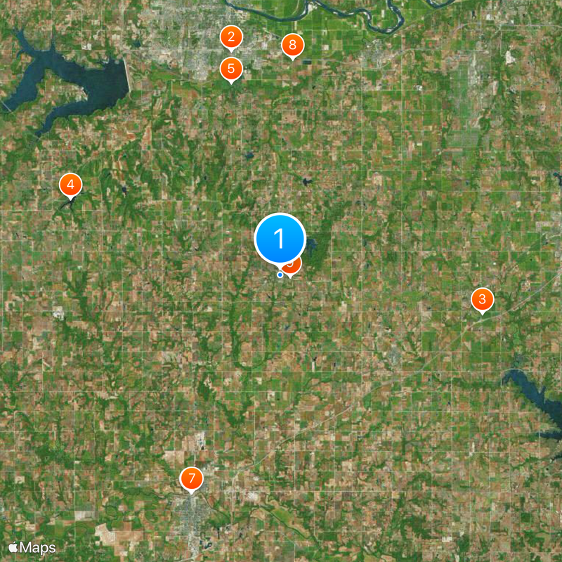 Baker University Map