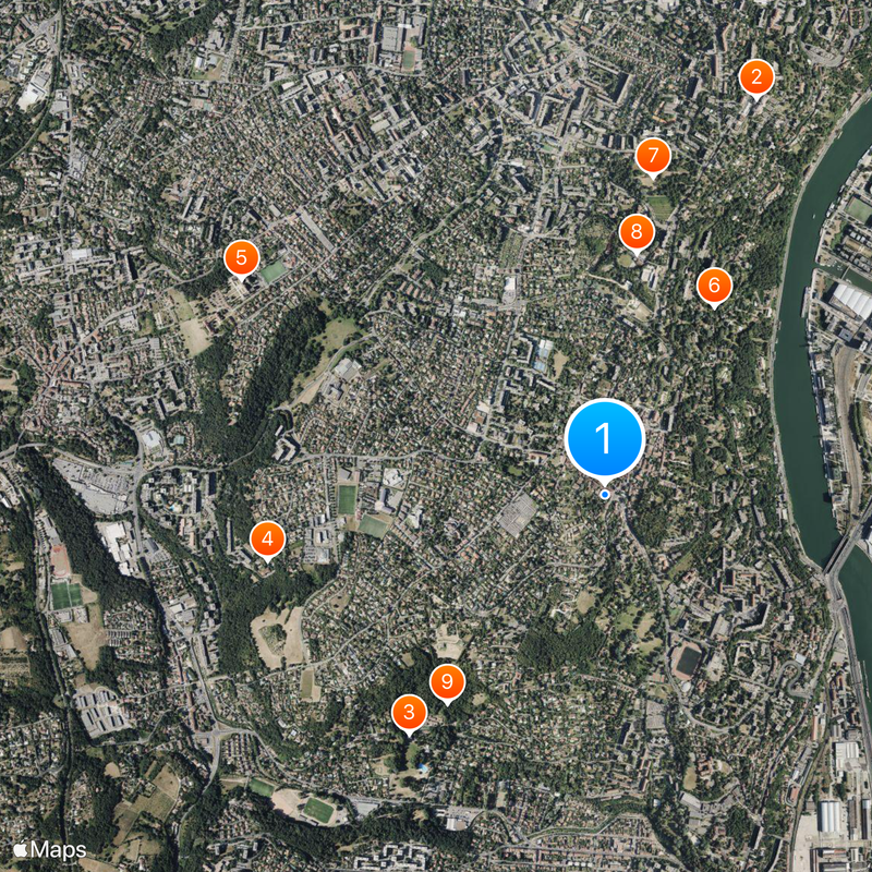 Sainte-Foy-lès-Lyon Map