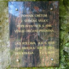 Pomník padlým u Pivonína v Růžovém údolí