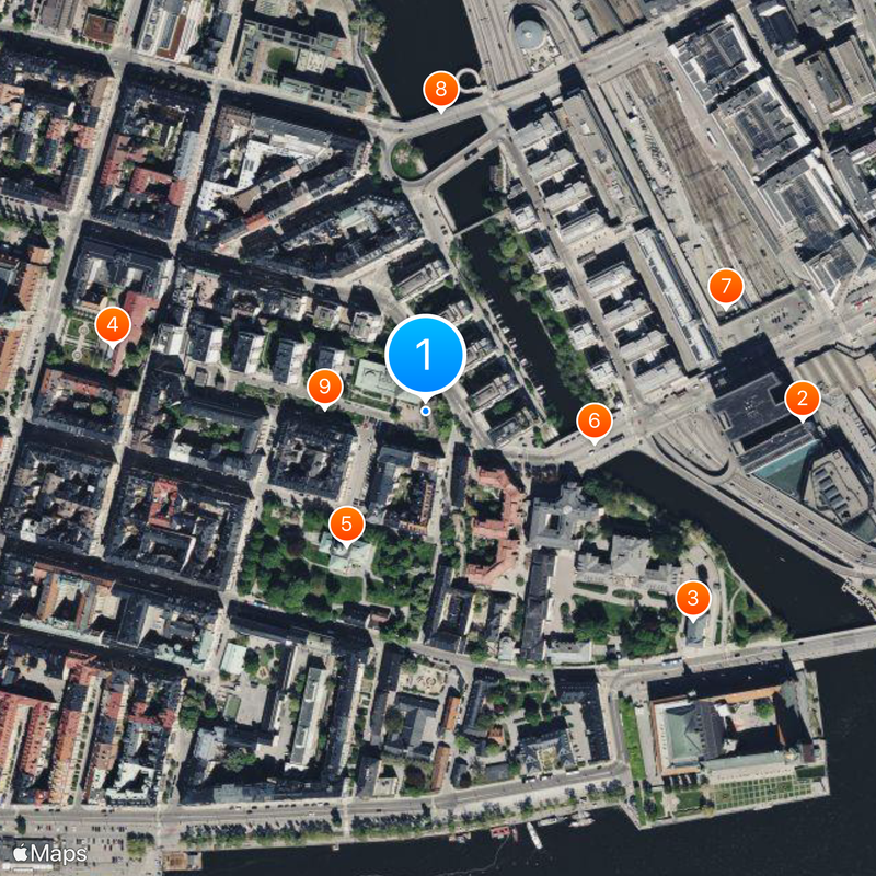 Stockholm City Centre Map