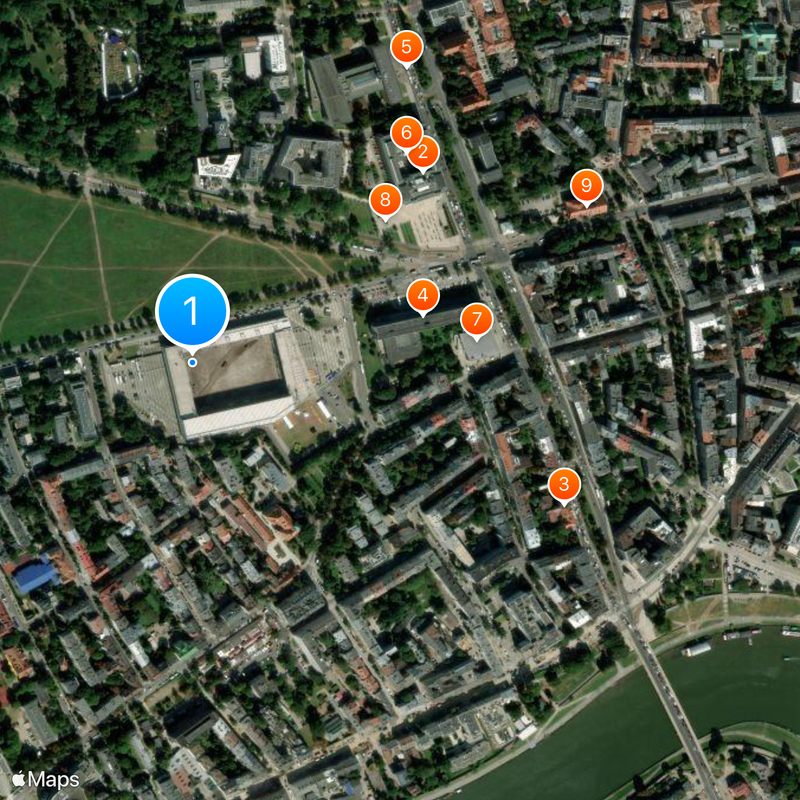 Marshal Józef Piłsudski Stadium Map