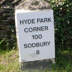 Milestone On B4039 About 45 Metres East Of Junction With Lane To Littleton Drew