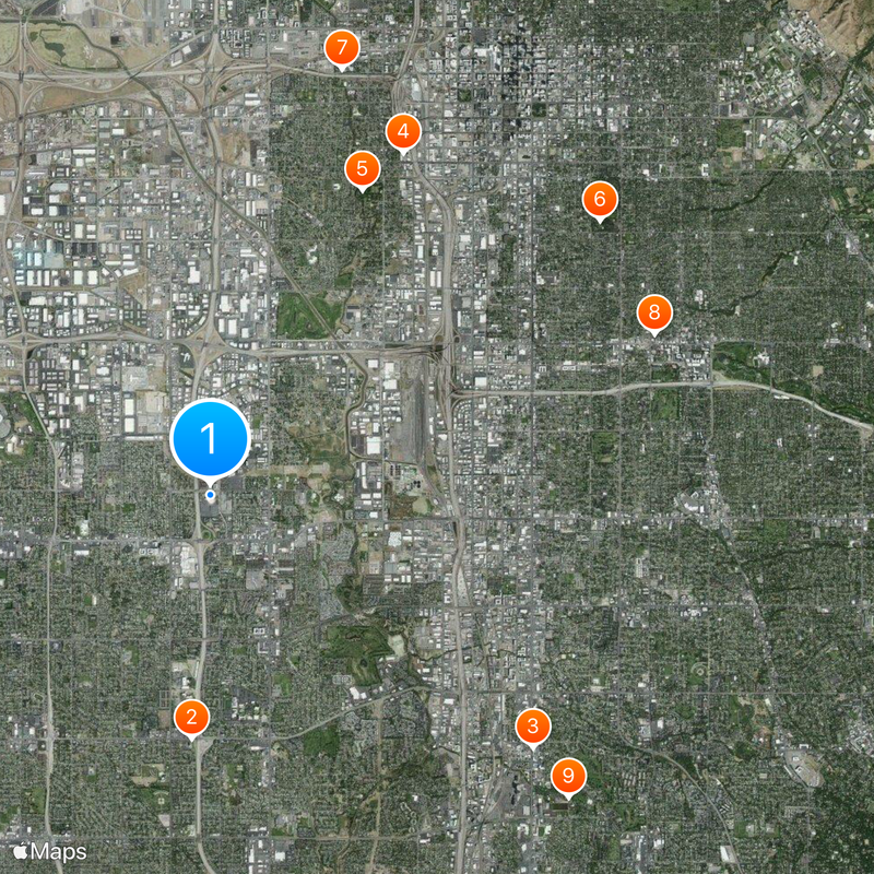 Maverik Center Karte