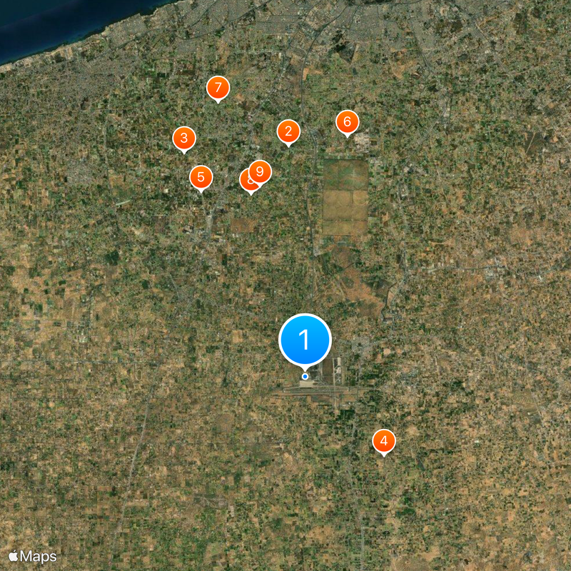 Tripoli International Airport Map