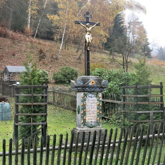 Kříž u domu 110 v Horním Prysku