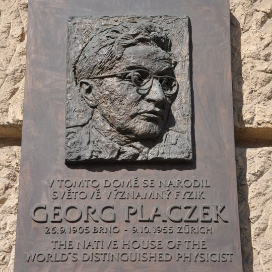 Plaque of Georg Placzek